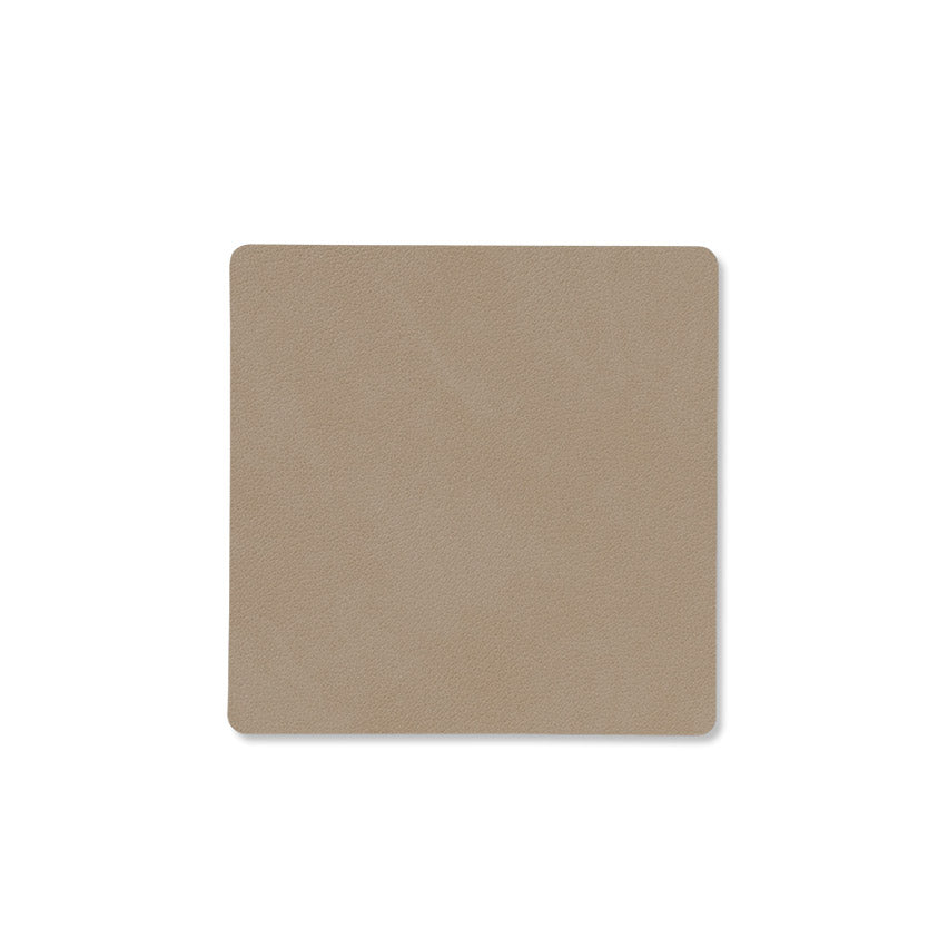 Lind DNA - Glasuntersetzer Square | Nupo clay brown