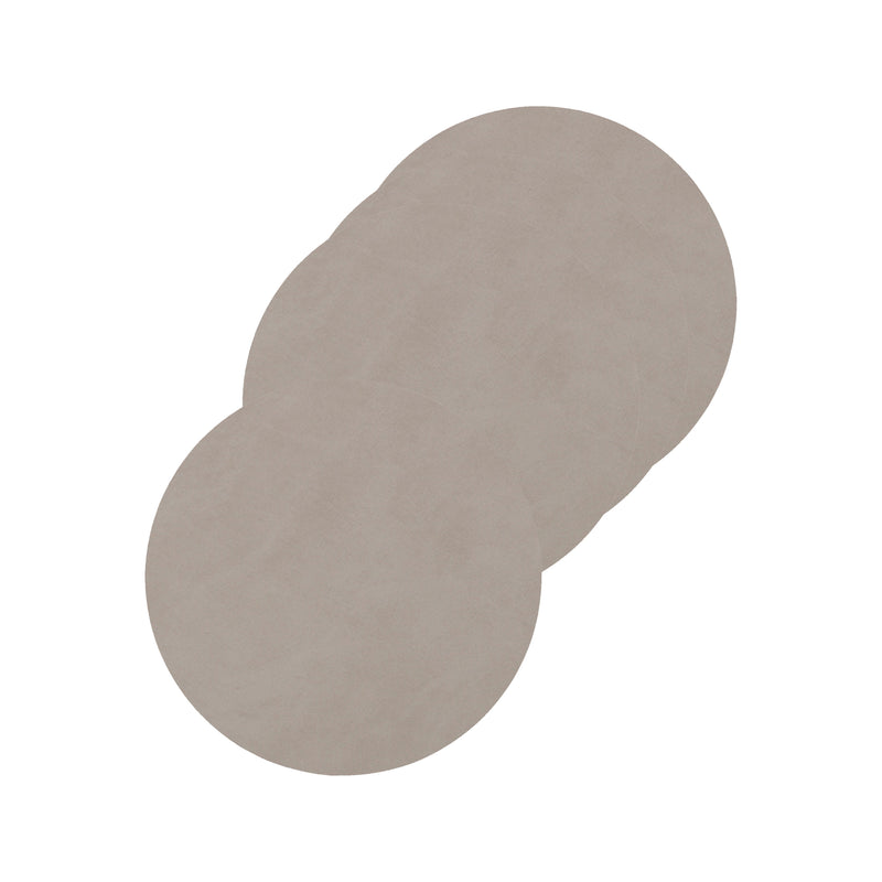 Lind DNA - Glasuntersetzer Circle (4er-Set) | Nupo hellgrau