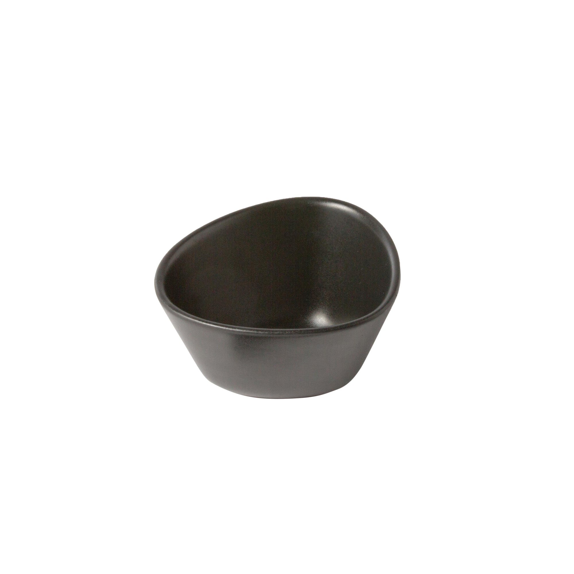 Lind DNA - Curve Stoneware Schale | schwarz