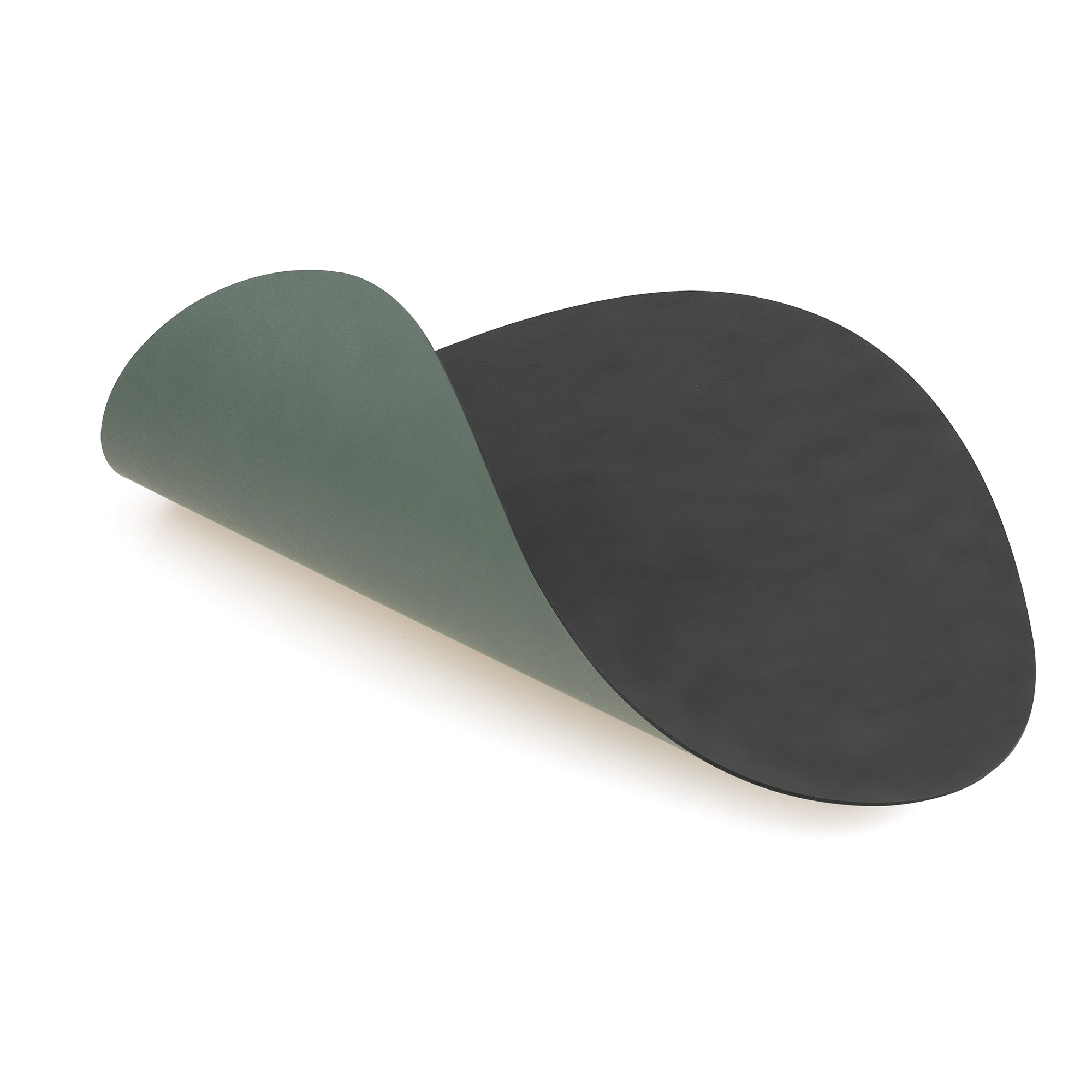 Lind DNA - Tischset Curve L Double | Cloud anthrazit/Nupo pastellgrün