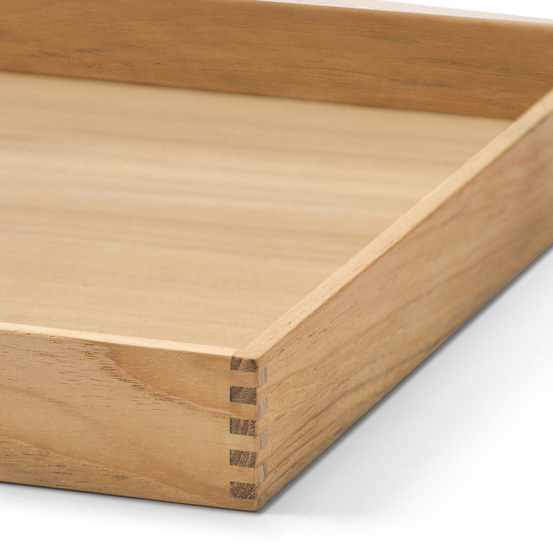 Lind DNA -Even Teak Tablett Square