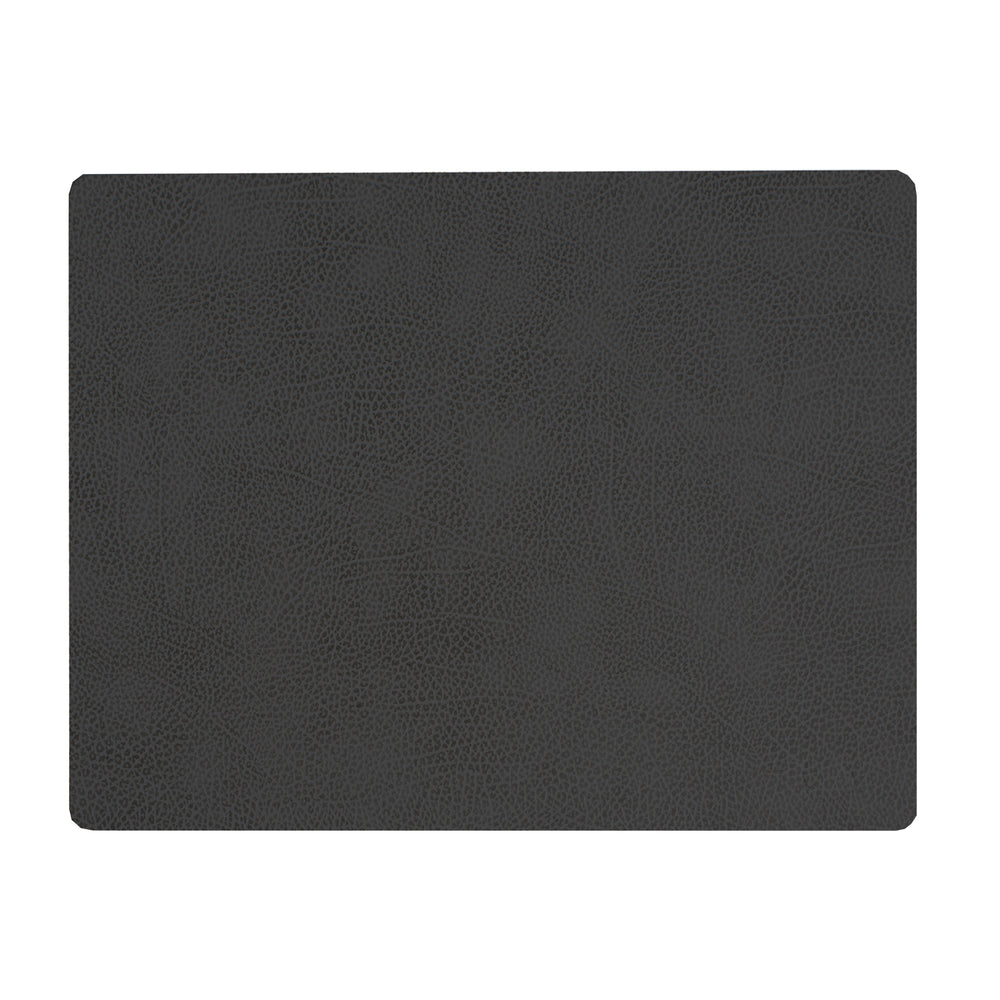 Lind DNA - Tischset Square L | Hippo schwarz - anthrazit