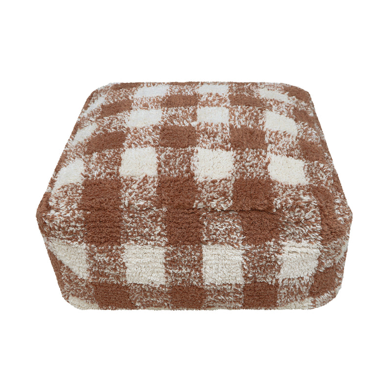 Lorena Canals - Vichy Pouf | toffee