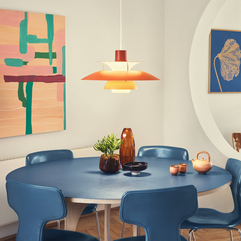 Louis Poulsen - PH 5 Pendelleuchte | orange, Kupfer
