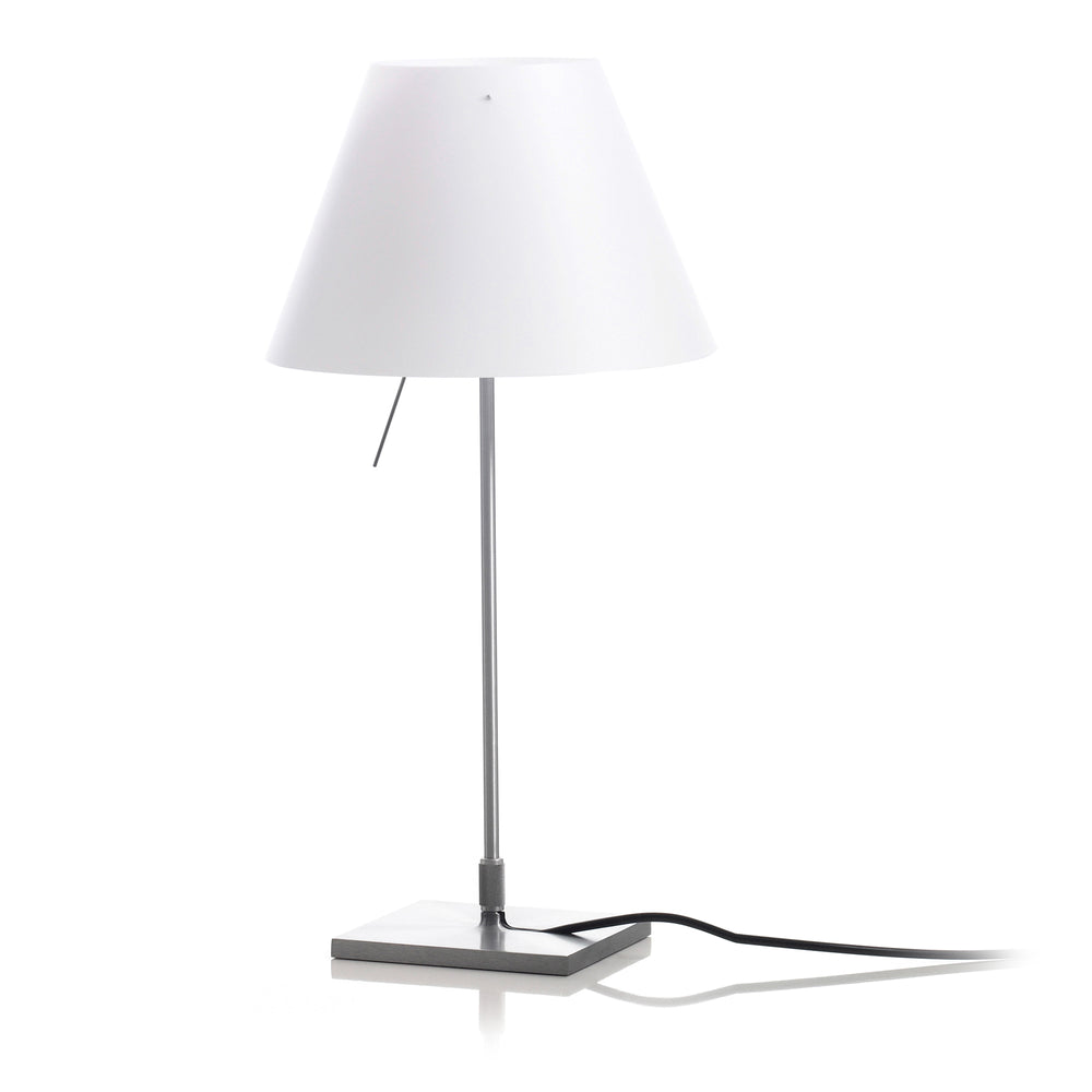 Luceplan - Costanzina Tischleuchte | D13pic. Komplett / Aluminium/weiß