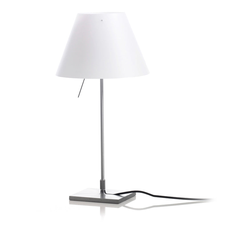 Luceplan - Costanzina Tischleuchte | D13pic. Komplett / Aluminium/weiß