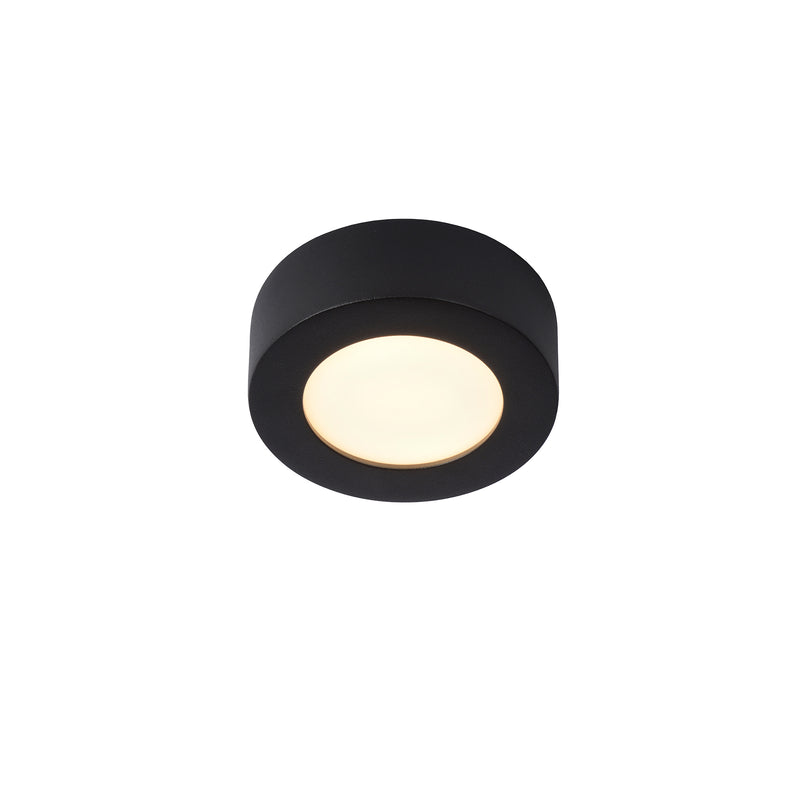 Lucide - Brice 30 LED Deckenleuchte Badezimmer | Ø 12 cm / schwarz