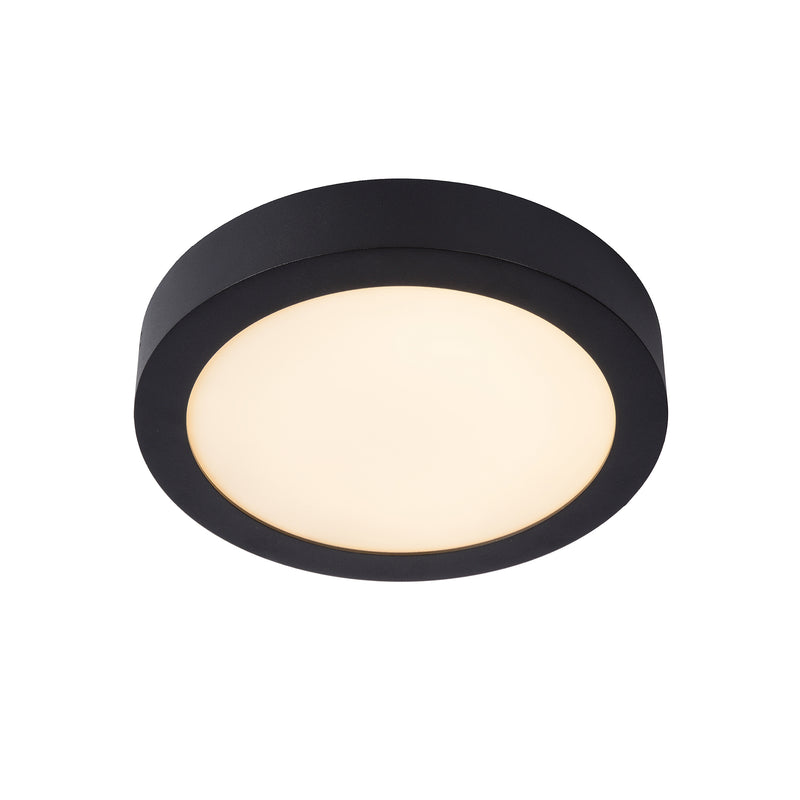 Lucide - Brice 30 LED Deckenleuchte Badezimmer | Ø 24 cm / schwarz
