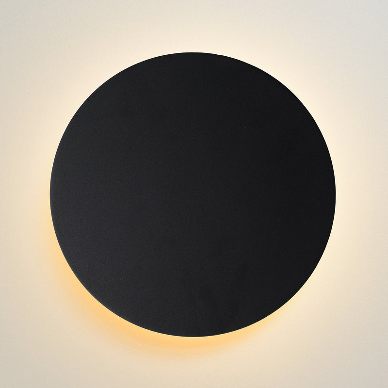 Lucide - Eklyps 15 LED Wandleuchte | Ø 25 cm / schwarz