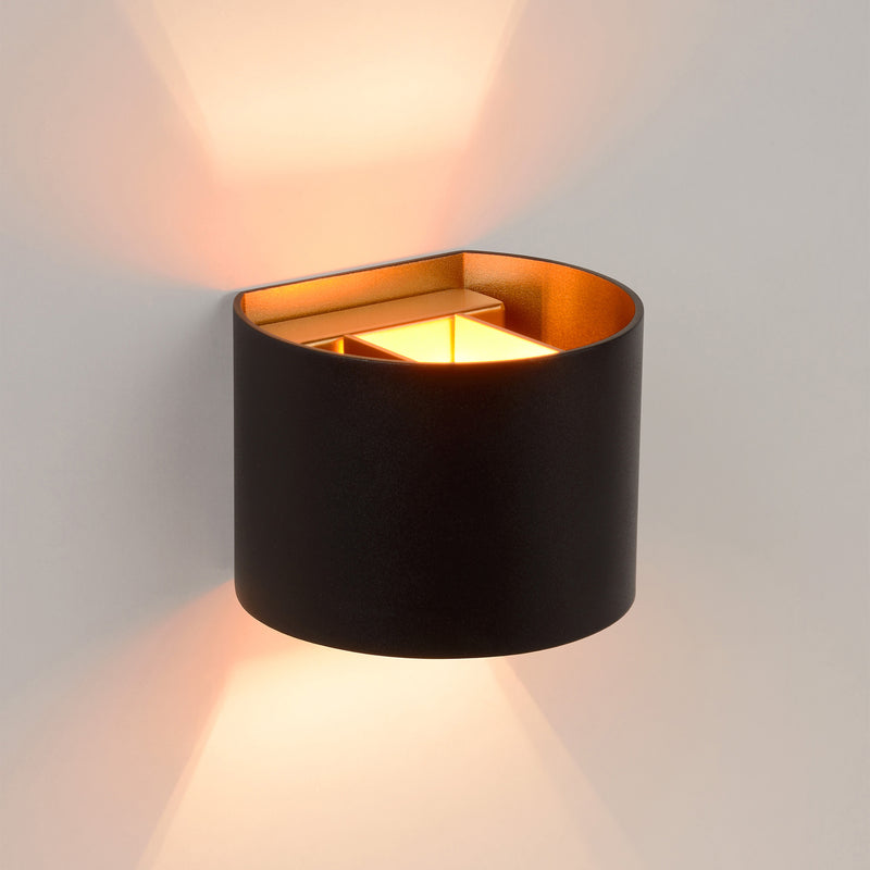 Lucide - XIO Wandleuchte LED, G9 - 1x4W, viereckig | rond / Schwarz