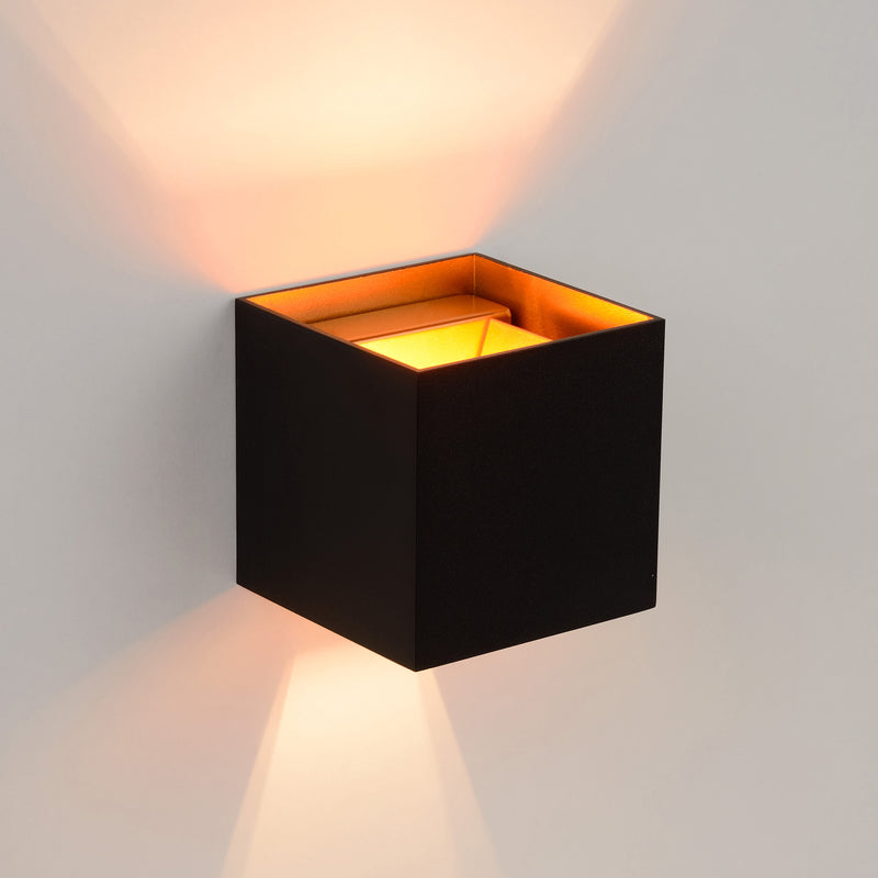 Lucide - XIO Wandleuchte LED, G9 - 1x4W, viereckig | vierkant / Schwarz