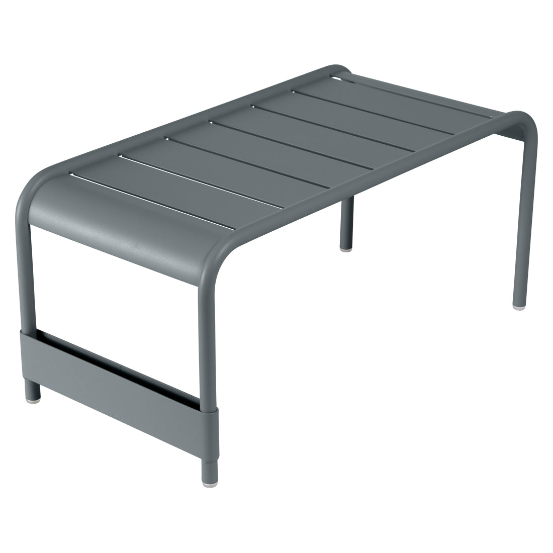 Fermob - Luxembourg Niedriger Tisch / Gartenbank | gewittergrau matt