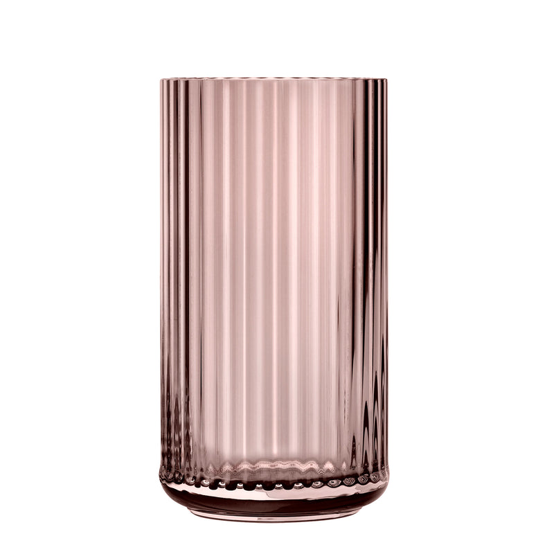 Lyngby Porcelæn - Glasvase H 31 cm | burgundy