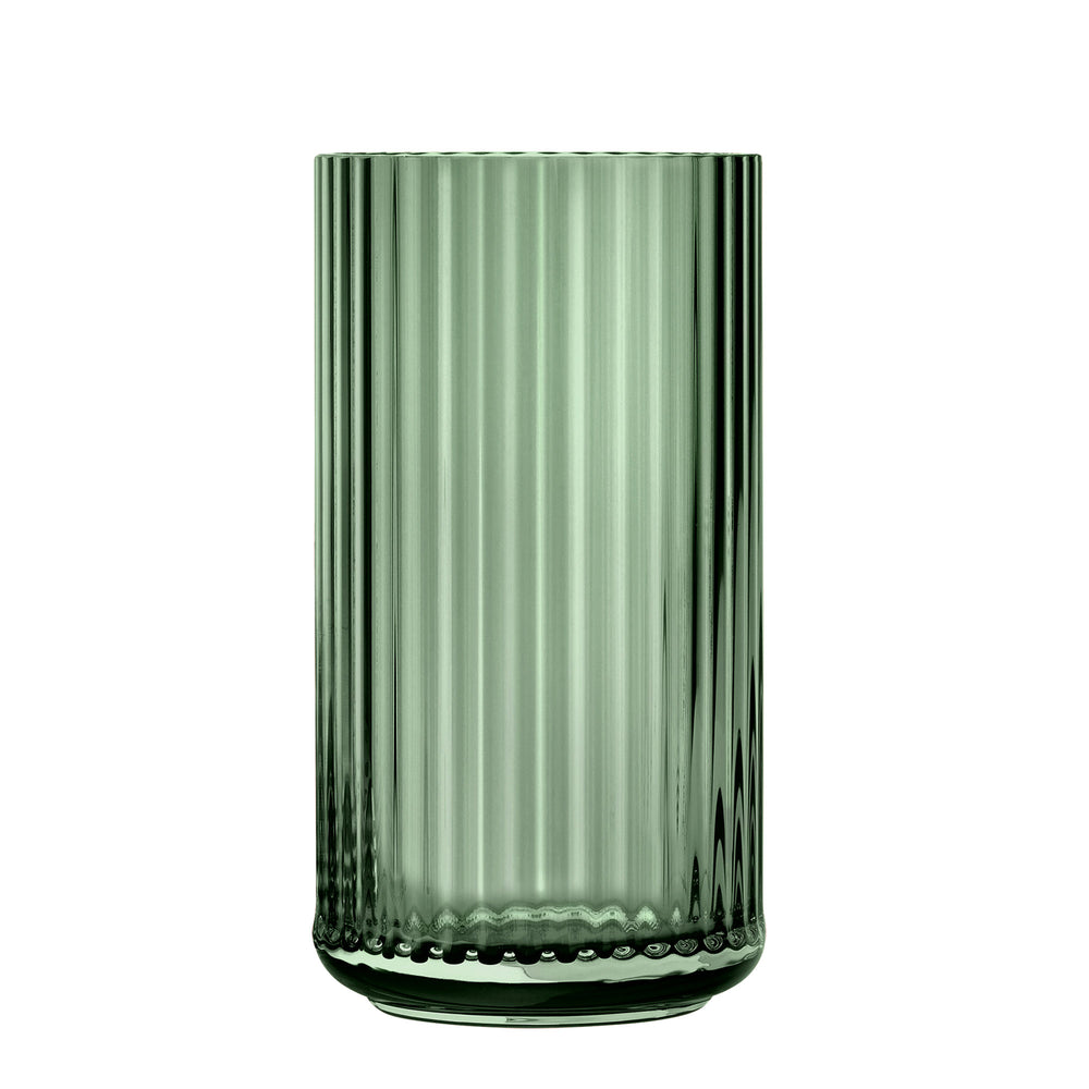 Lyngby Porcelæn - Glasvase H 31 cm | grün