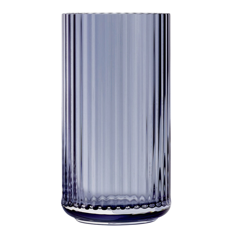 Lyngby Porcelæn - Glasvase H 38 cm | midnight blau