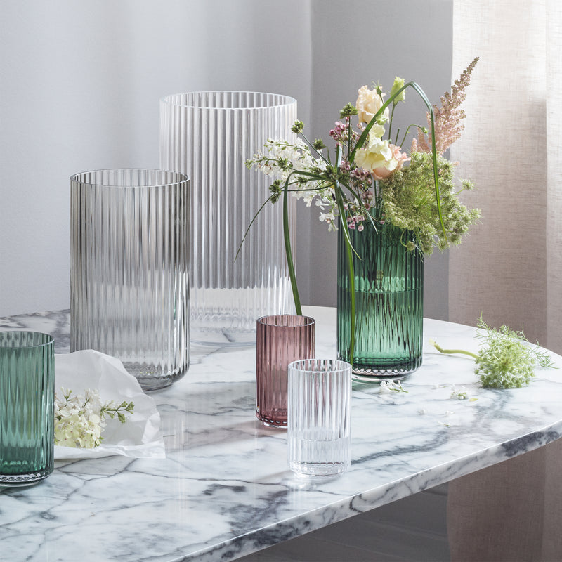 Lyngby Porcelæn - Glasvase H 20 cm