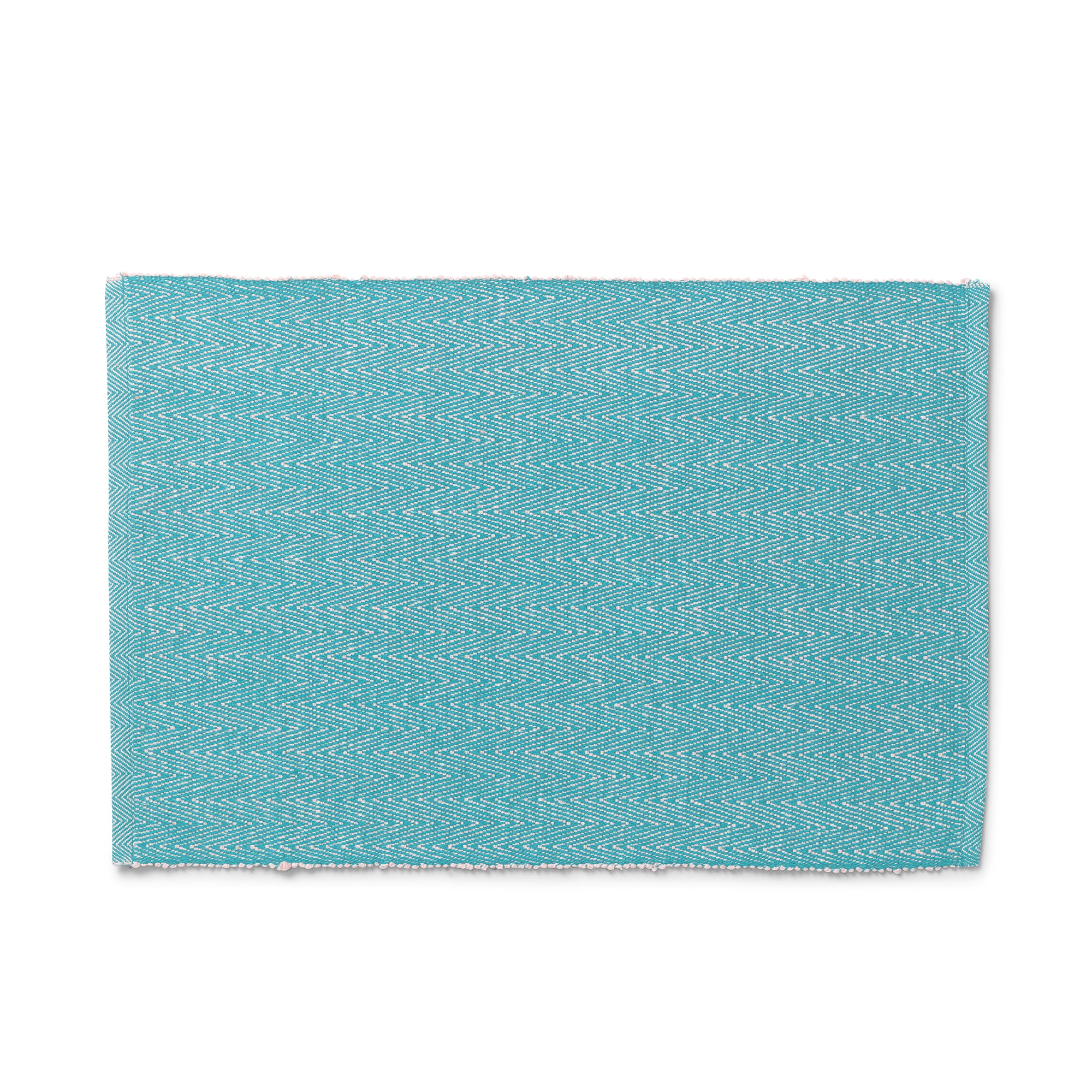 Lyngby Porcelæn - Herringbone Tischset | turquoise