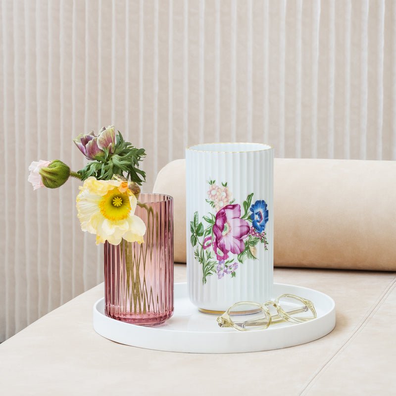 Lyngby Porcelæn - Glasvase H 25 cm
