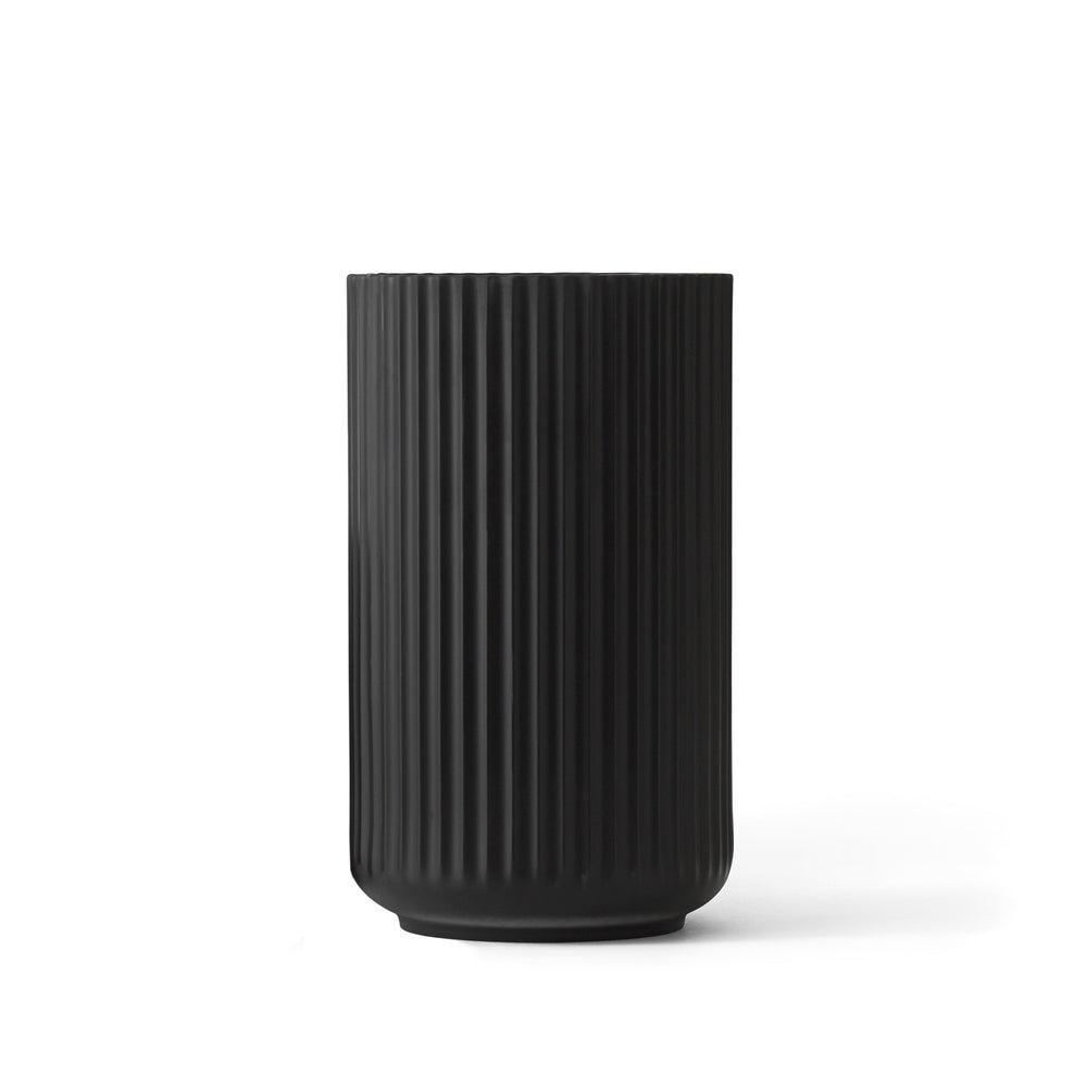 Lyngby Porcelæn - Lyngbyvase (bunt) | H 15 cm / schwarz