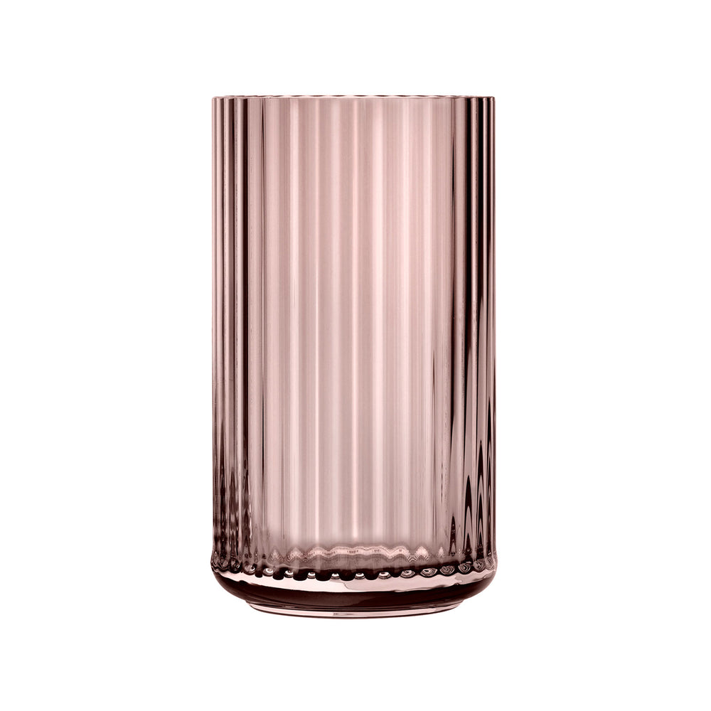 Lyngby Porcelæn - Glasvase H 25 cm | burgundy
