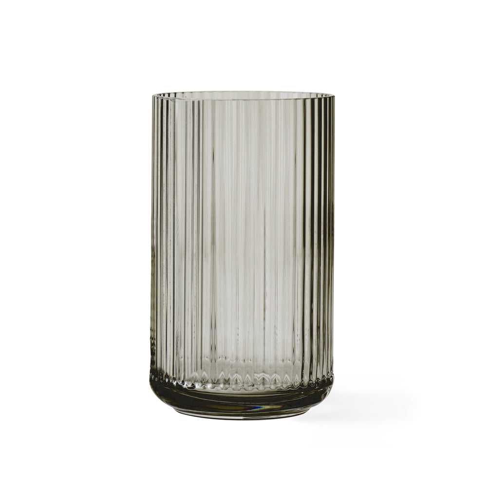 Lyngby Porcelæn - Glasvase H 20 cm | smoke