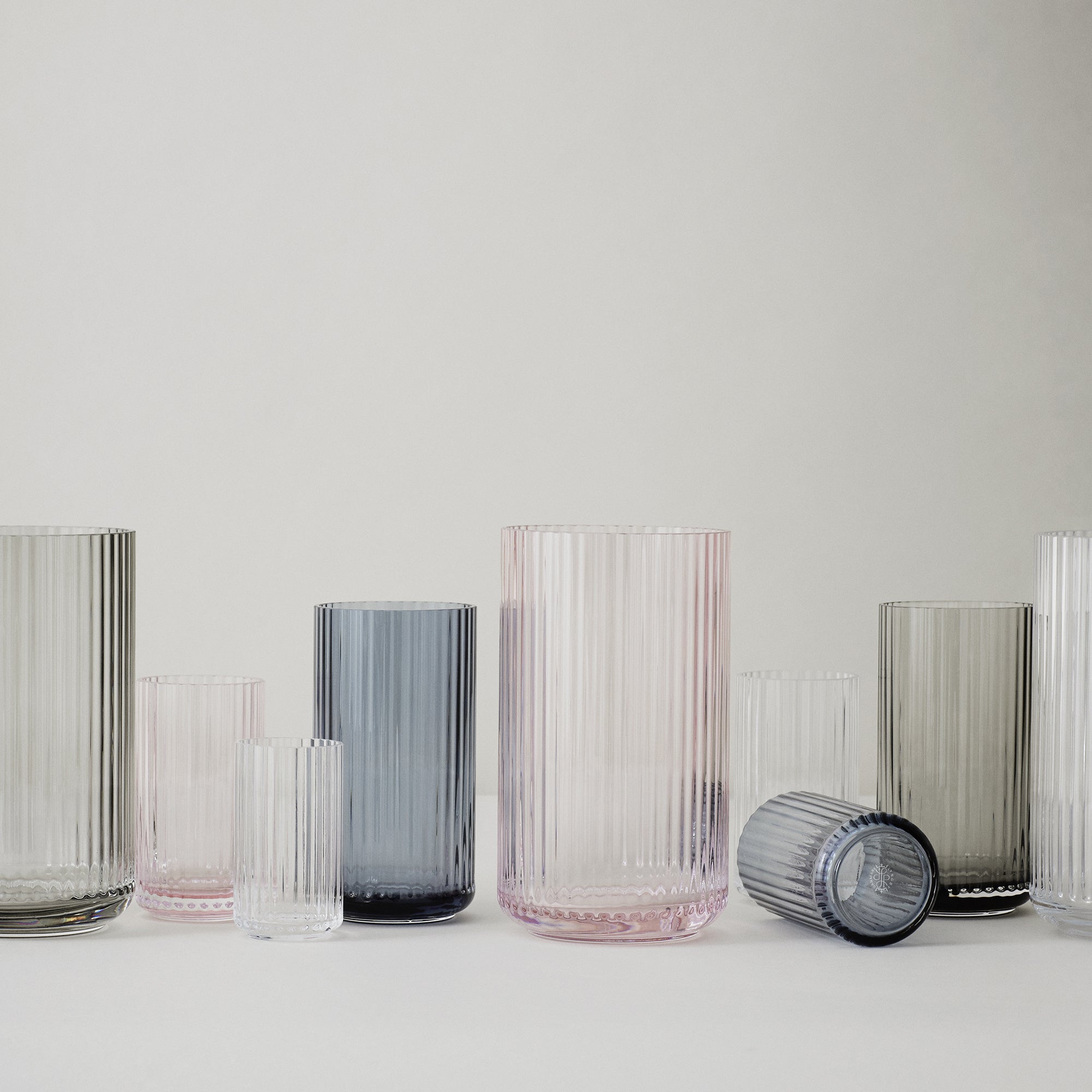 Lyngby Porcelæn - Glasvase H 12,5 cm | transparent