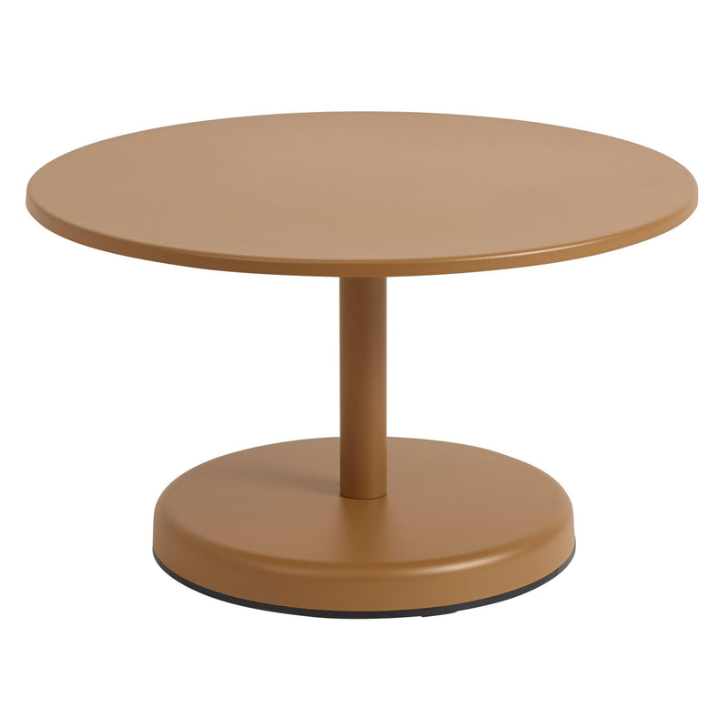 Muuto - Linear Steel Outdoor Kaffeetisch | Ø 70 x H 40 cm / orange