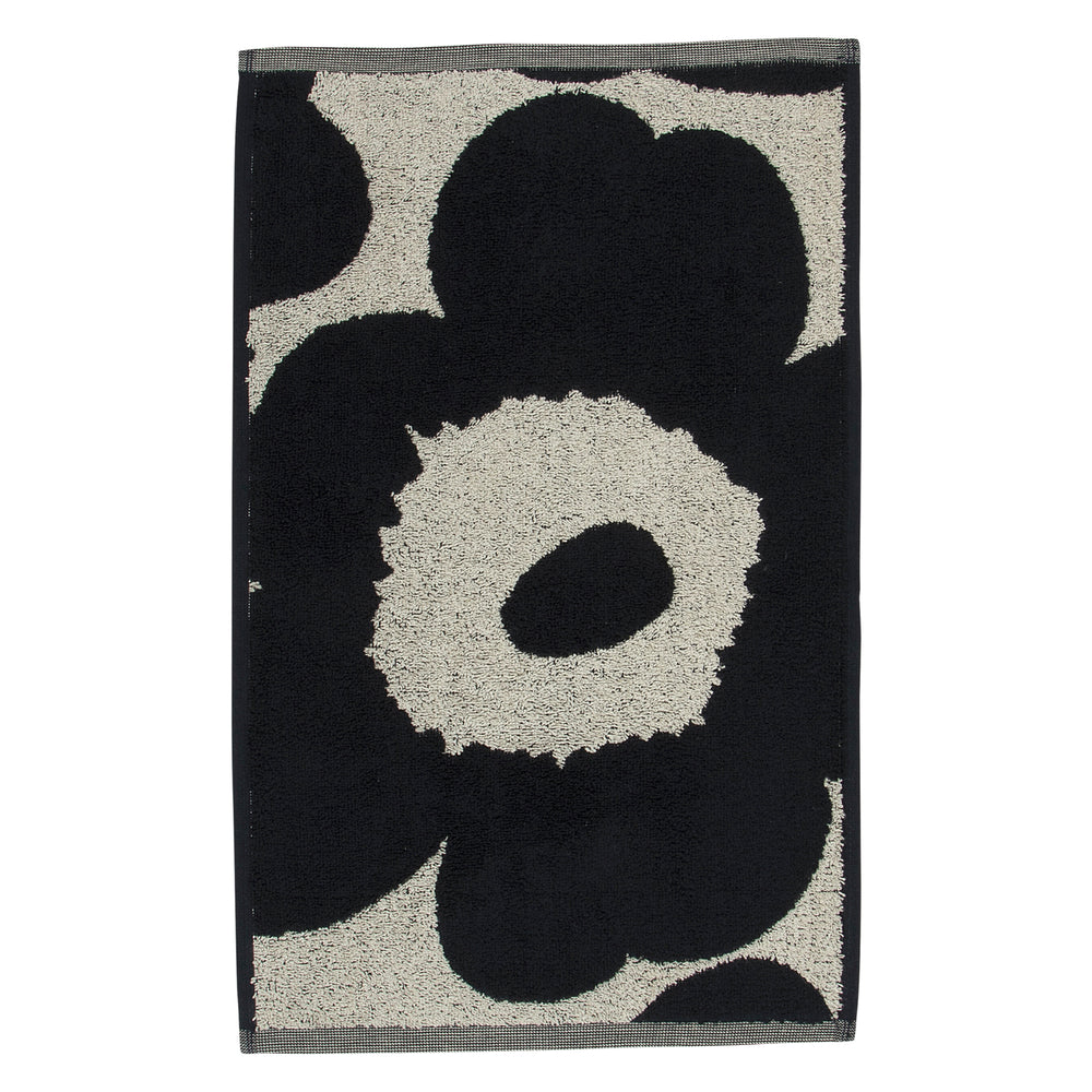 Marimekko - Unikko Gästehandtuch | baumwollweiß/dunkelblau