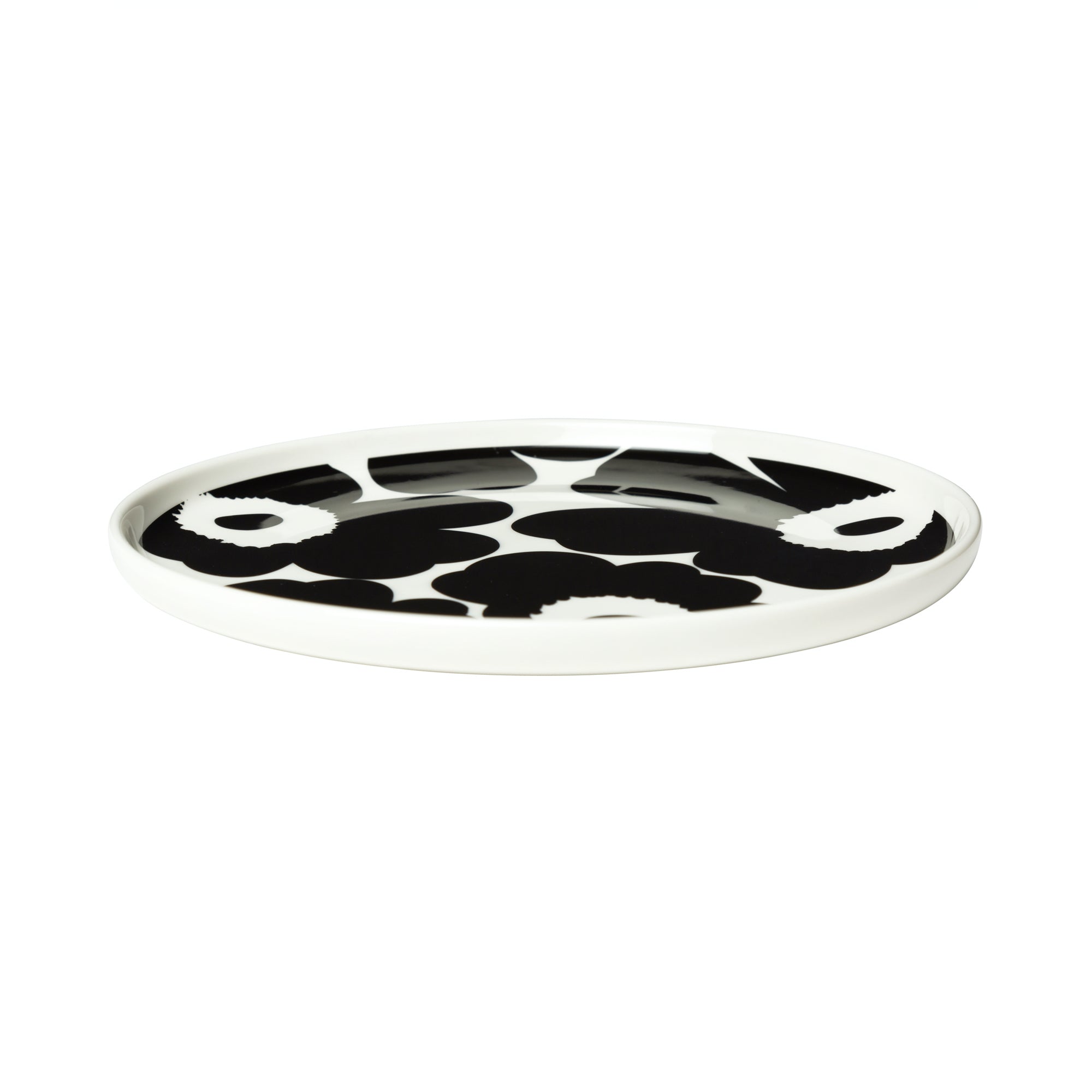 Marimekko - Oiva Unikko Teller Ø 20 cm | schwarz/weiß