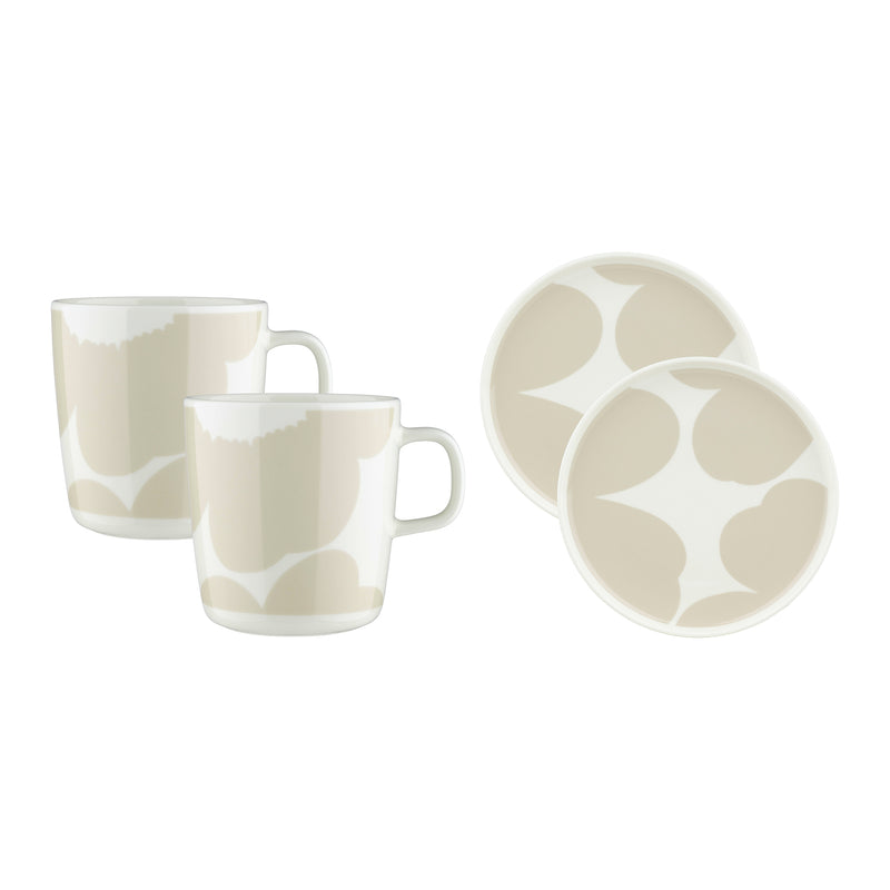 Marimekko - Oiva Iso Unikko Teller &amp; Becher | 