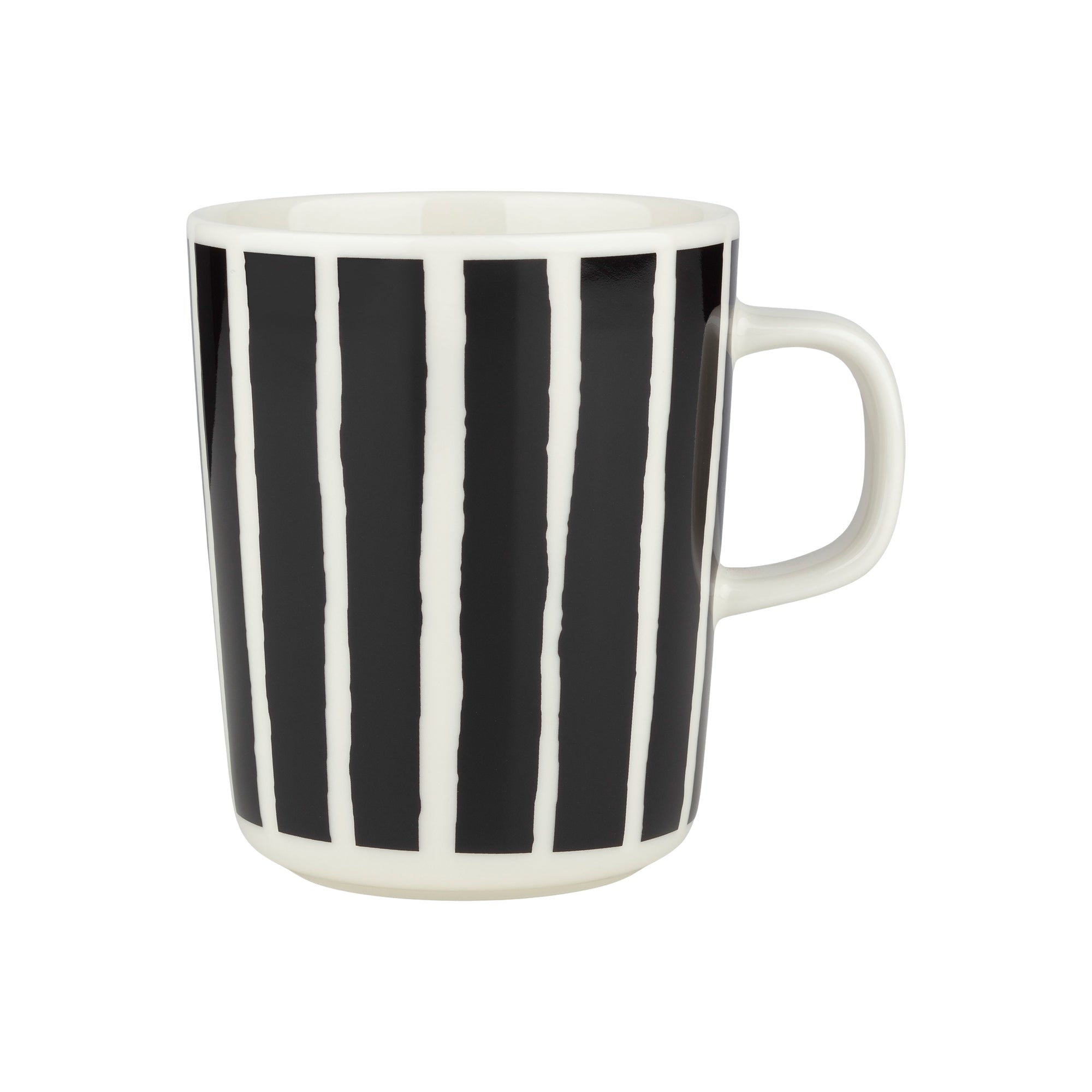 Marimekko - Oiva Piccolo Becher mit Henkel | 250 ml / schwarz/weiß