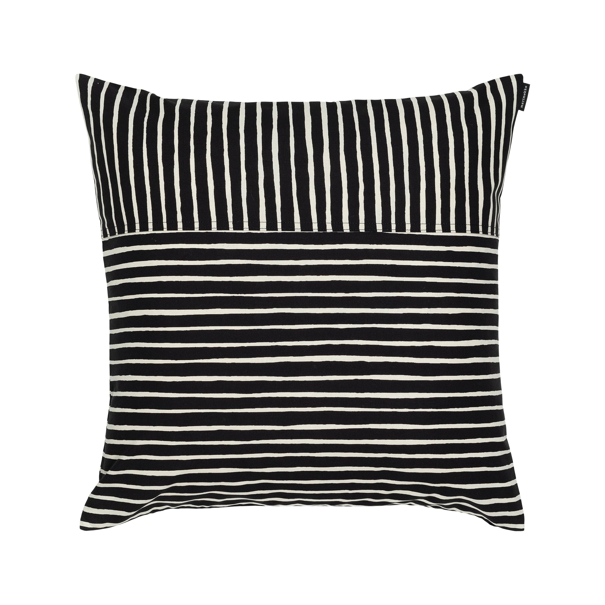 Marimekko - Piccolo Kissenhülle | 50 x 50 cm / schwarz/cotton