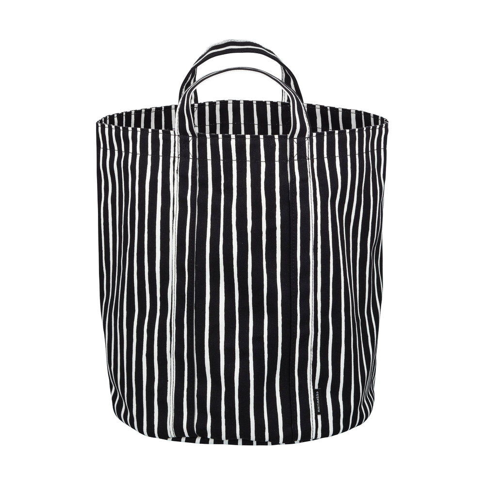 Marimekko - Piccolo Wäschekorb | 32 x 37 cm / schwarz/weiß