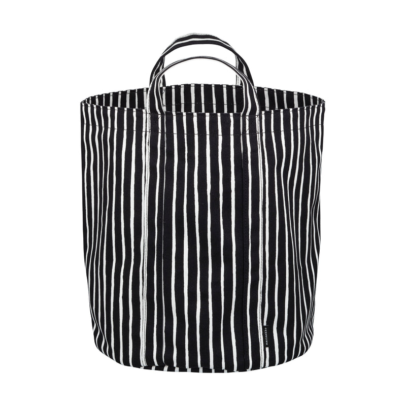 Marimekko - Piccolo Wäschekorb | 32 x 37 cm / schwarz/weiß