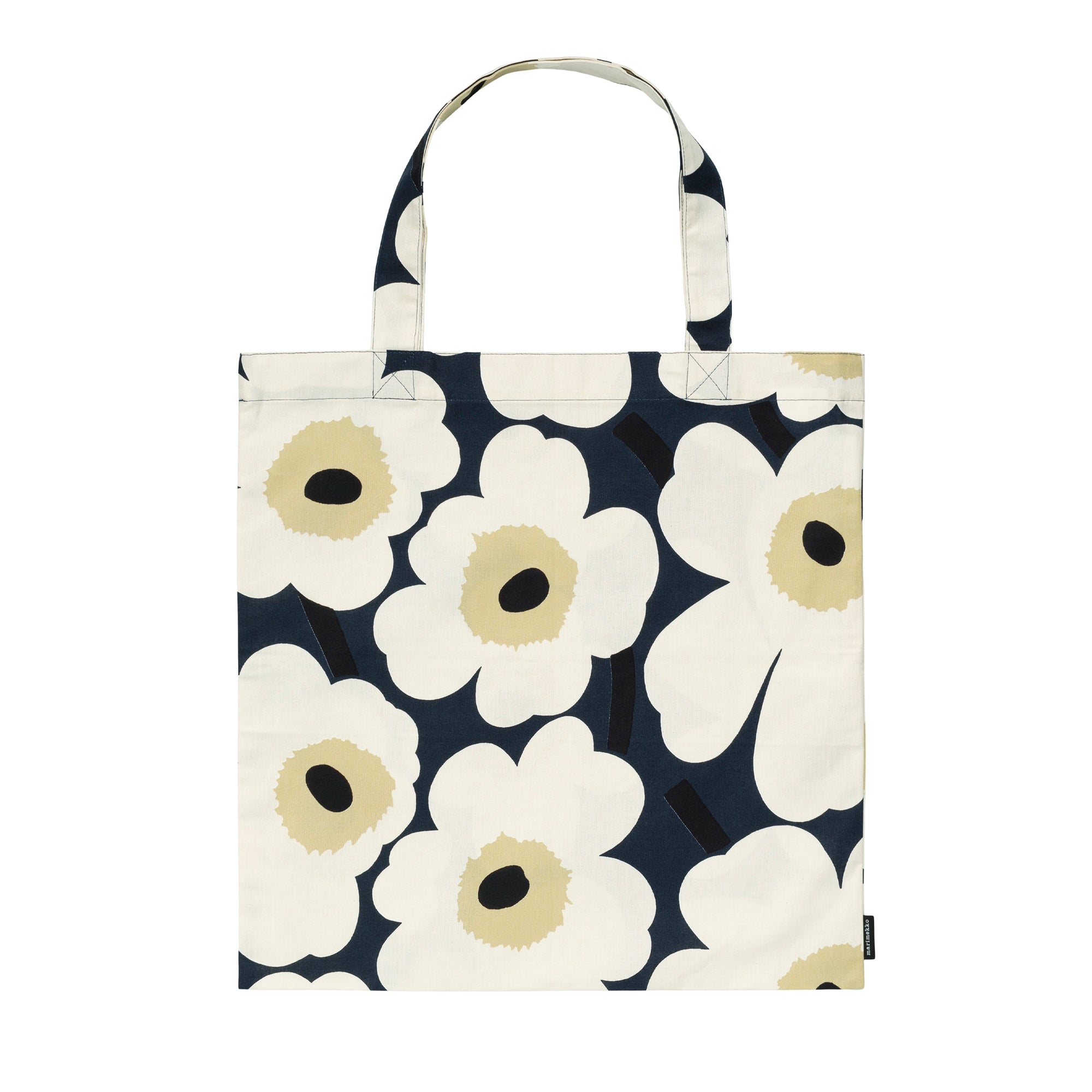 Marimekko - Pieni Unikko Einkaufstasche | mitternachtsblau/cream/hay