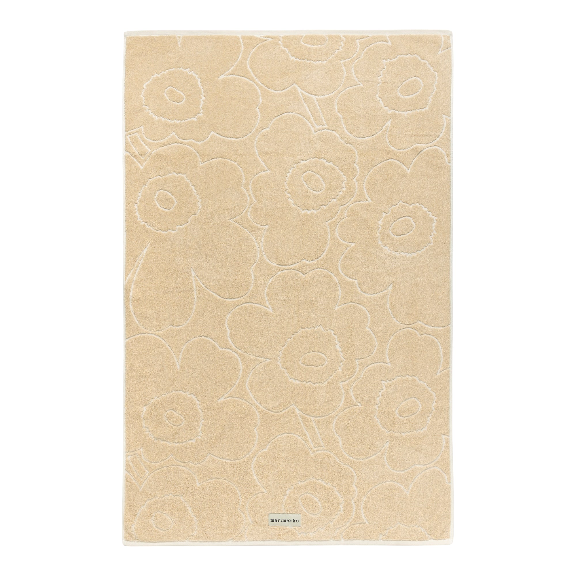 Marimekko - Piirto Unikko Badetuch | straw/off-white