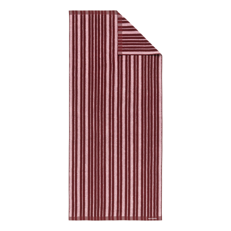 Marimekko - Raide Badehandtuch | burgundy/pink