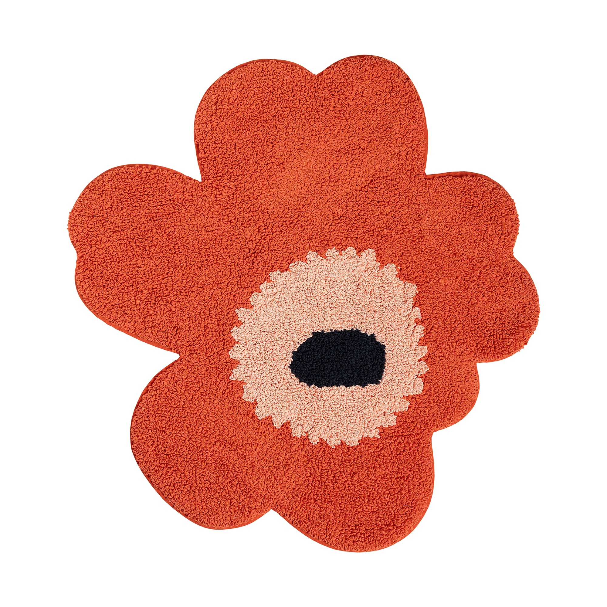 Marimekko - Unikko Badematte | orange red/powder/charcoal