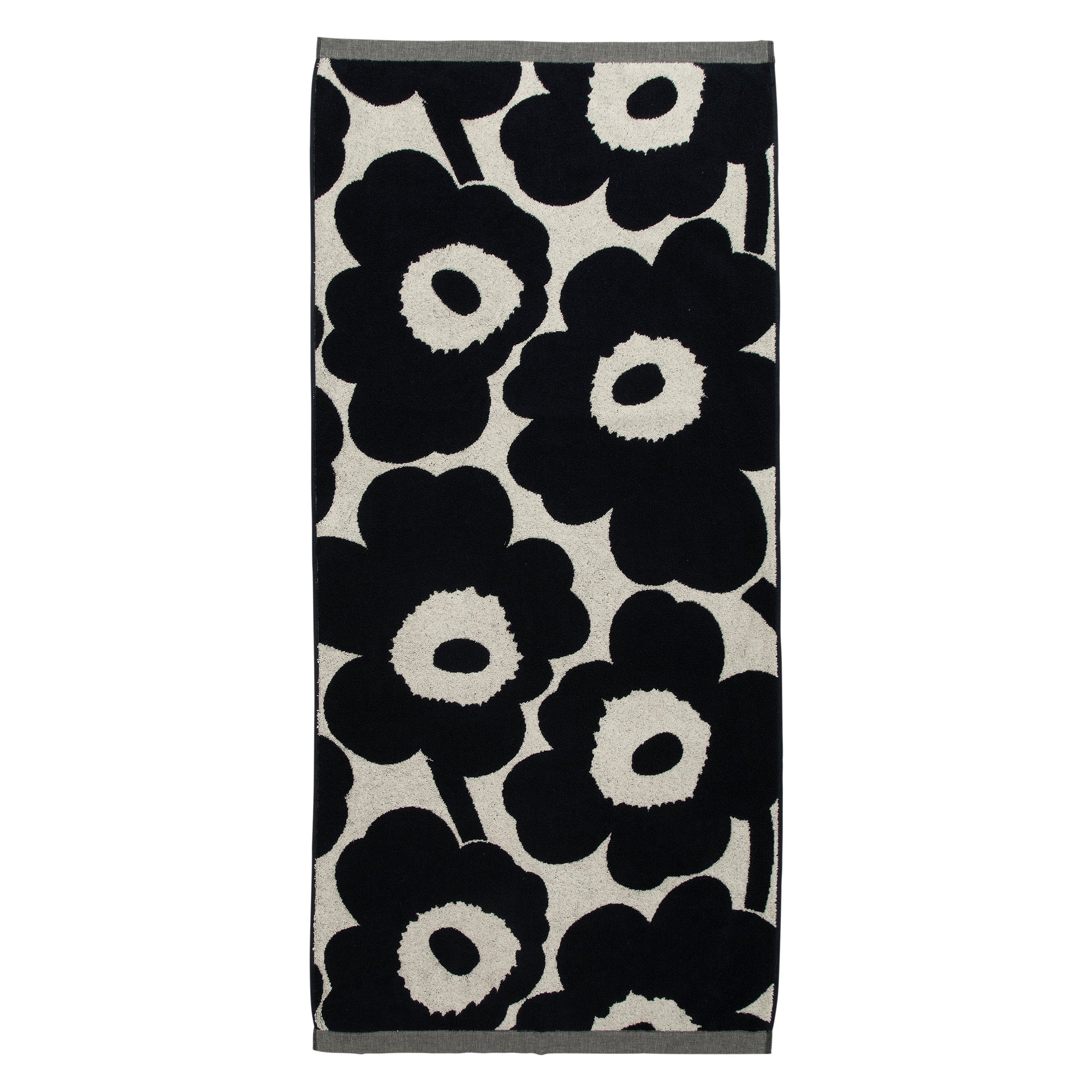 Marimekko - Unikko Badetuch | baumwollweiß/dunkelblau