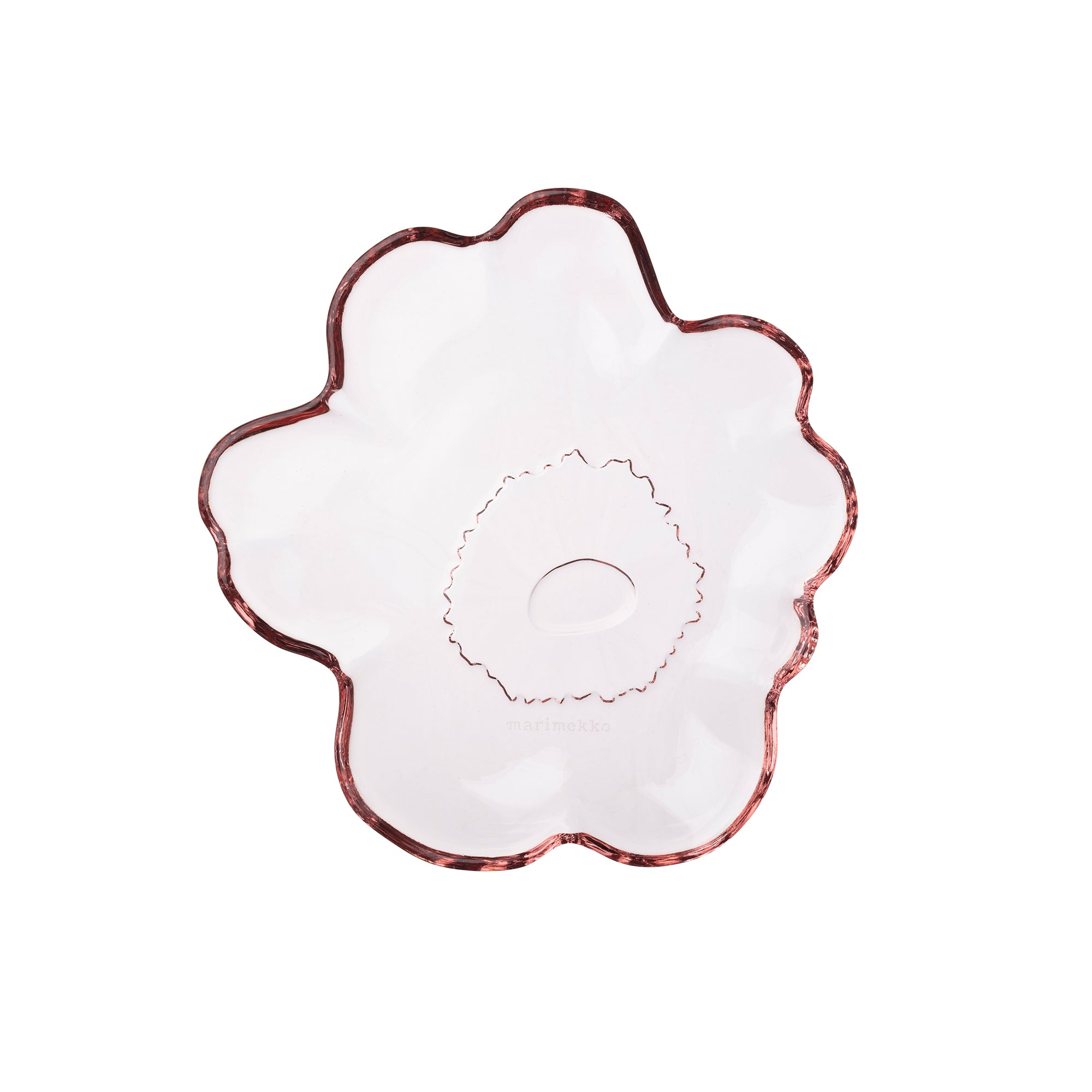 Marimekko - Unikko Glasteller | 13 cm / pink