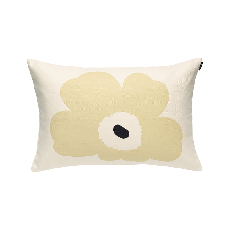 Marimekko - Unikko Kissenbezug | 40 x 60 cm / weiß/hellbraun
