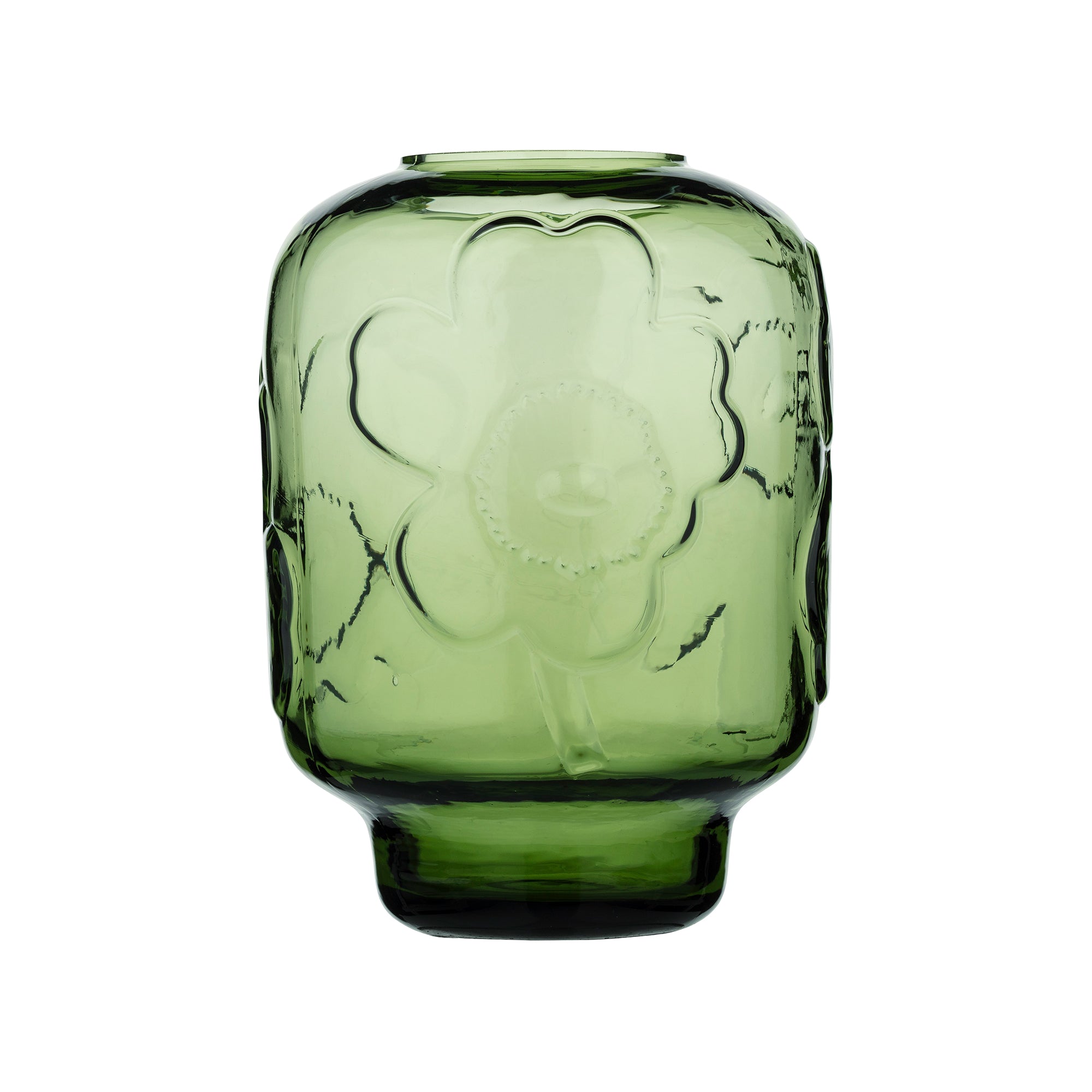 Marimekko - Unikko Glasvase | olive