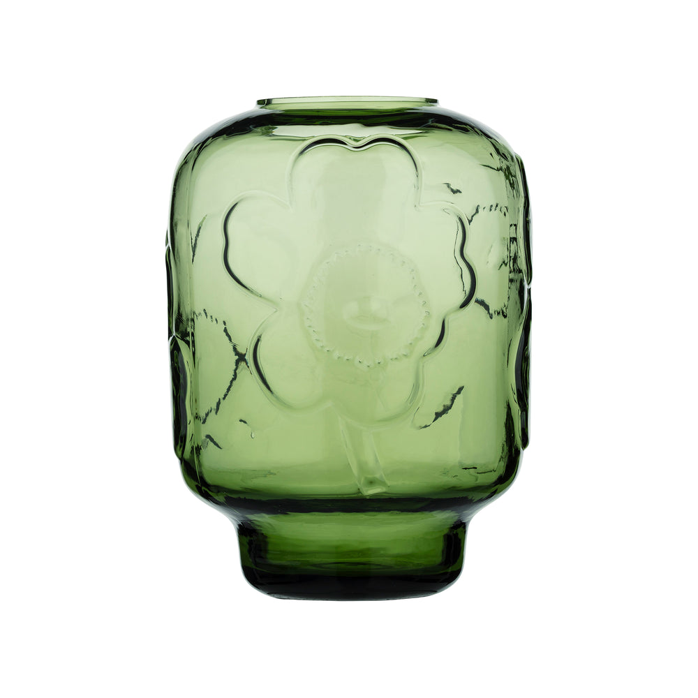 Marimekko - Unikko Glasvase | olive