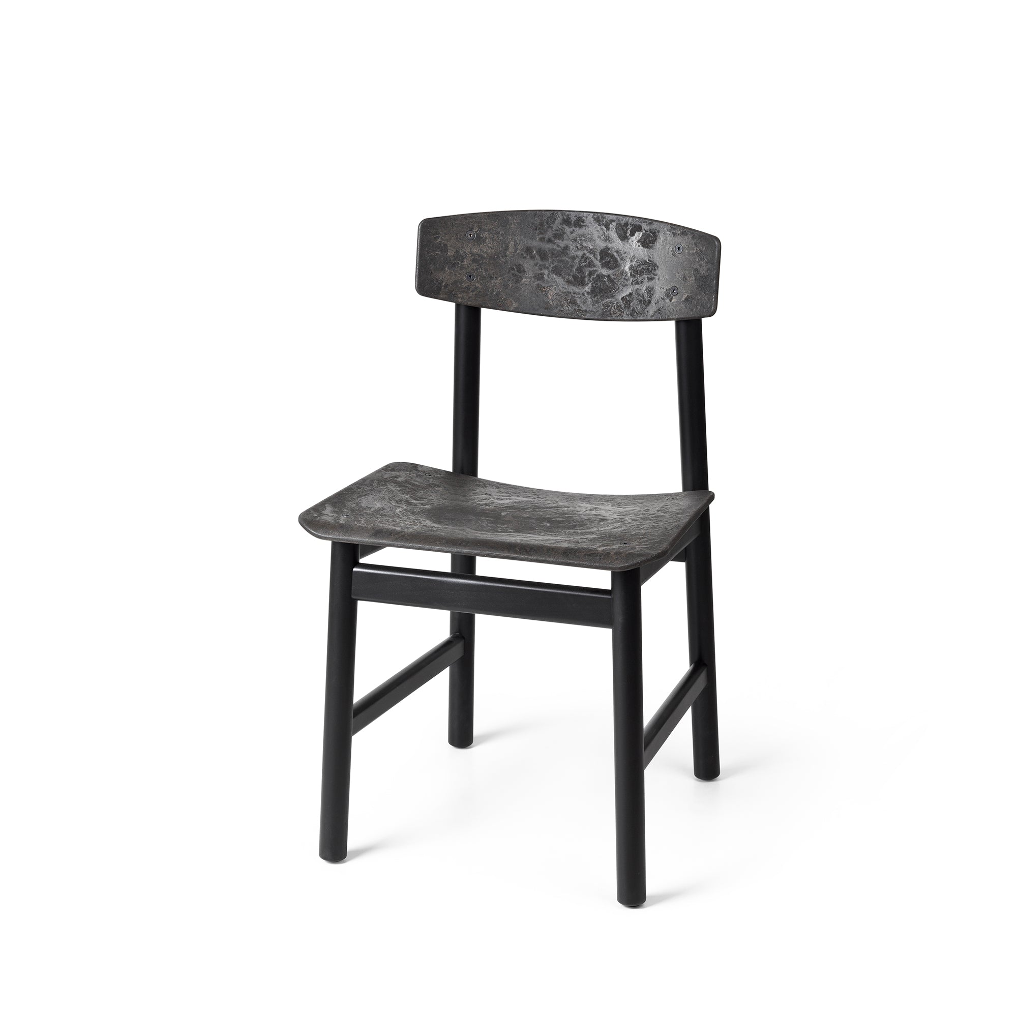 Mater - BM3162 Stuhl | Buche schwarz/schwarz (Coffee Waste Edition)