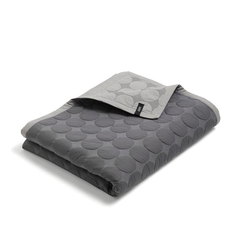 HAY - Mega Dot Tagesdecke | 260 x 260 cm / Dark Grey, 235 x 245 cm / Dark Grey