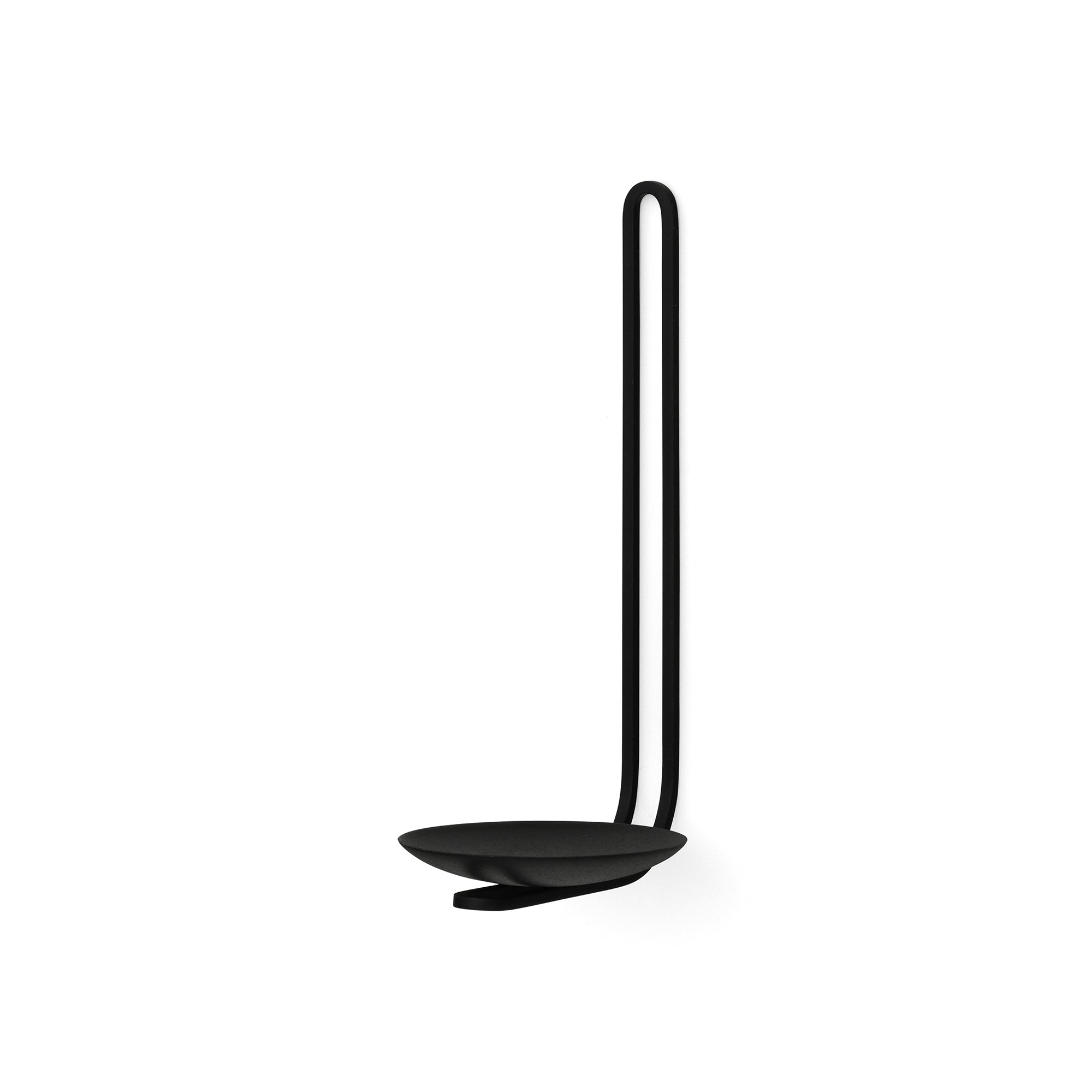 Audo - Clip Wandkerzenhalter | 20 cm / schwarz