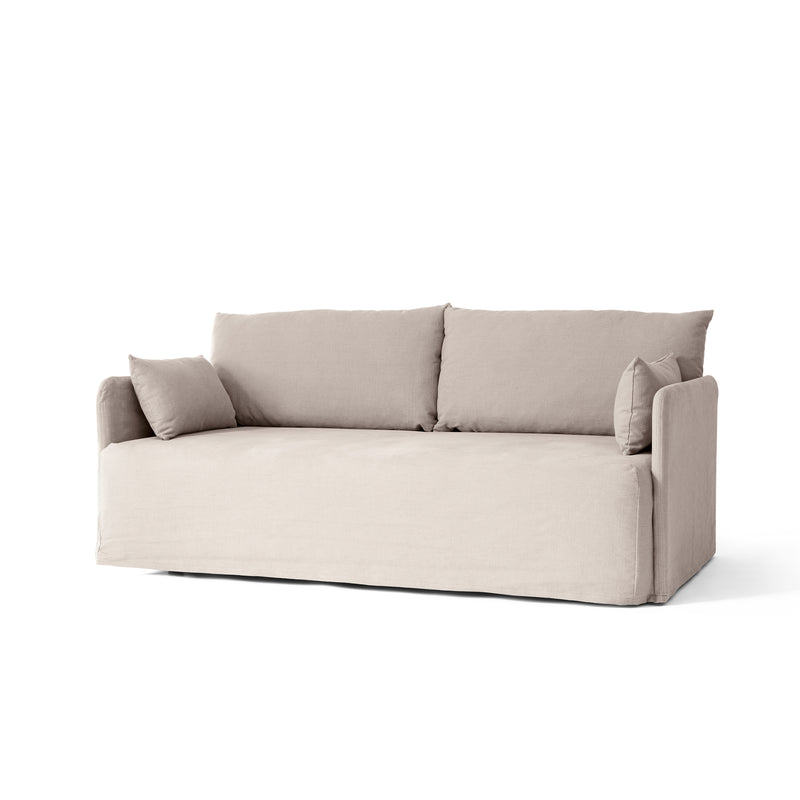 Audo - Offset Sofa mit abnehmbarem Bezug | Cotlin oat / 2-Sitzer