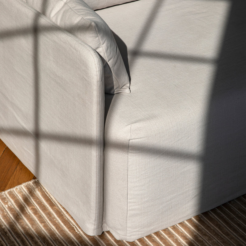 Audo - Offset Sofa mit abnehmbarem Bezug