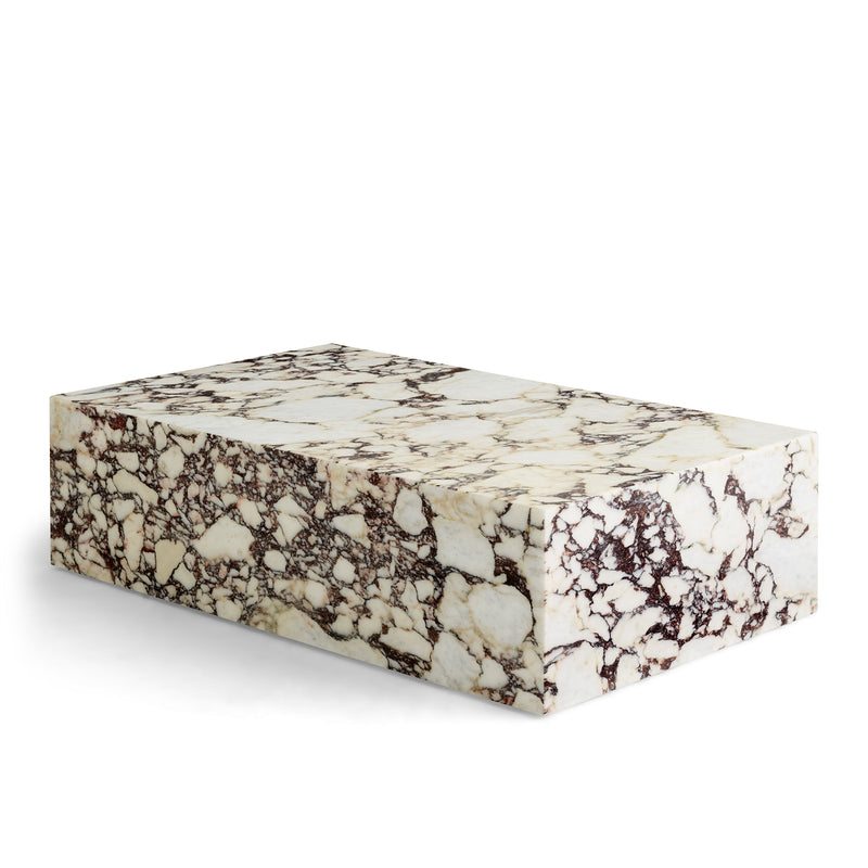 Audo - Plinth Couchtisch | rosa Marmor
