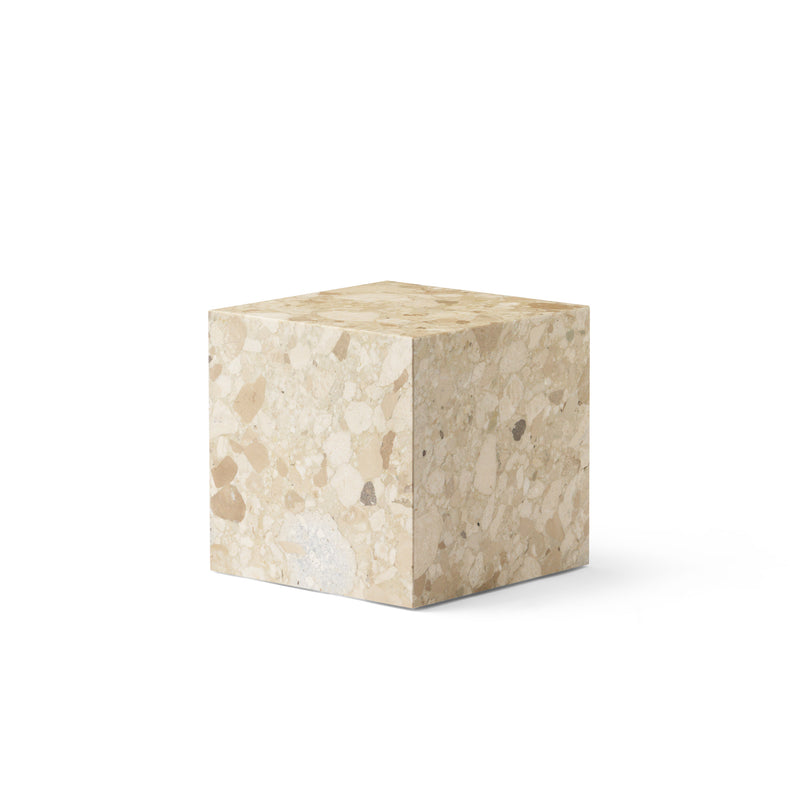 Audo - Plinth Beistelltisch | Cubic / Kunis Breccia